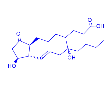 7-[3-Hydroxy-2-(4-hydroxy-4-methyloct-1-enyl)-5-oxocyclopentyl]heptanoic acid