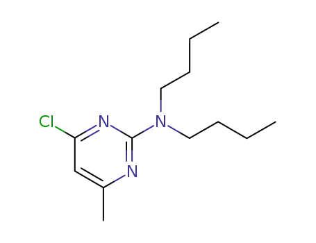 2-디부틸아미노-4-클로로-6-메틸피리미딘