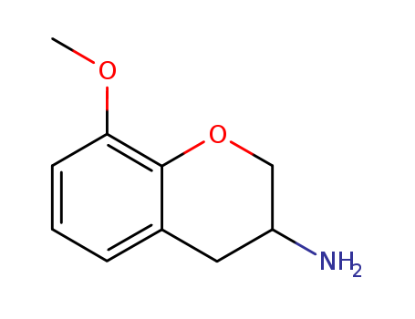 2H-1-BENZOPYRAN-3-AMINE,3,4-DIHYDRO-8-METHOXY-