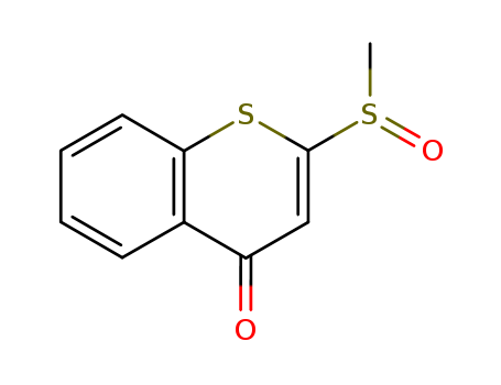 4H-1-Benzothiopyran-4-one,2-(methylsulfinyl)- cas  112519-51-4