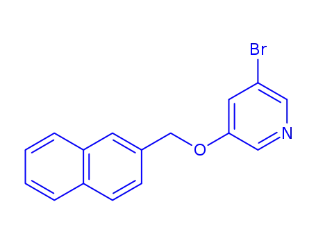3-((naphthalen-6-yl)methoxy)-5-bromopyridine