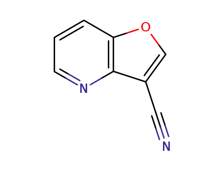 Molecular Structure of 112372-17-5 (Furo[3,2-b]pyridine-3-carbonitrile(9CI))