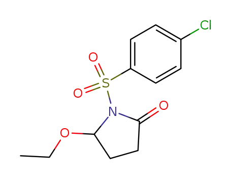 Molecular Structure of 111711-60-5 (1-[(4-chlorophenyl)sulfonyl]-5-ethoxypyrrolidin-2-one)