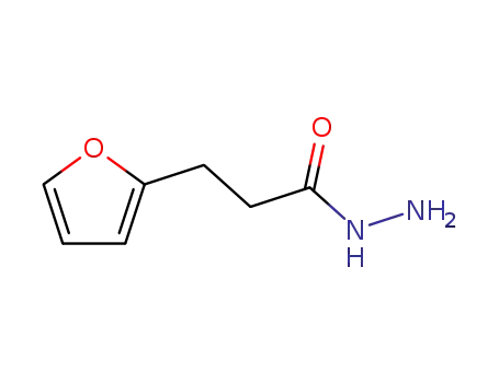 Molecular Structure of 98334-58-8 (3-(Furan-2-Yl)Propanehydrazide)