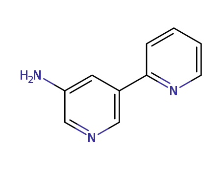 Molecular Structure of 1245745-55-4 (2,3'-bipyridin-5'-aMine)