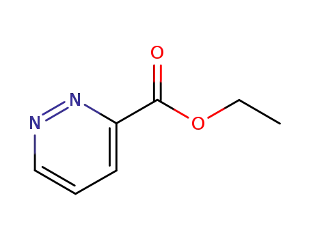 Molecular Structure of 1126-10-9 (Pyridazine-3-carboxylic acid ethyl ester)