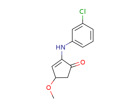 2-CYCLOPENTENONE,2-(3-CHLORO(PHENYLAMINO))-4-METHOXY-