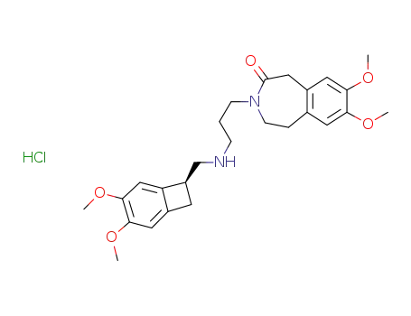 Molecular Structure of 1246638-08-3 (N-DeMethyl Ivabradine Hydrochloride)