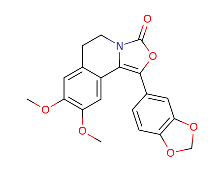 3H-OXAZOLO[4,3-A]ISOQUINOLIN-3-ONE,1-(1,3-BENZODIOXOL-5-YL)-5,6-DIHYDRO-8,9-DIMETHOXY-