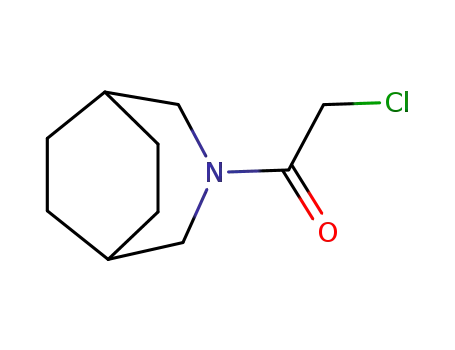 Molecular Structure of 1132-20-3 (3-(Chloroacetyl)-3-azabicyclo[3.2.2]nonane)