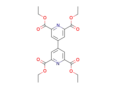 Molecular Structure of 124558-63-0 ([4,4'-BIPYRIDINE]-2,2',6,6'-TETRACARBOXYLIC ACID TETRAETHYL ESTER)