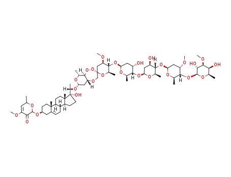 Molecular Structure of 119902-16-8 (periplocoside K)