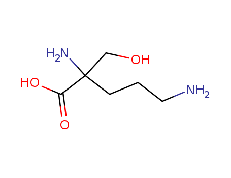 D-Ornithine, 2-(hydroxymethyl)-