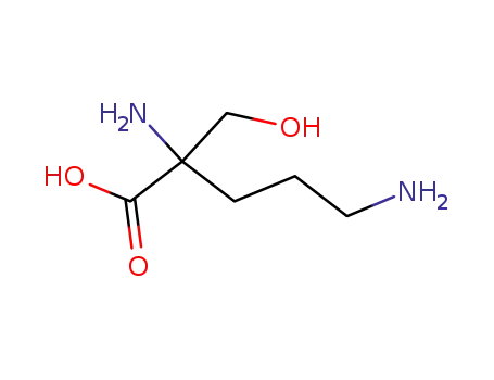 D-Ornithine,  2-(hydroxymethyl)-  (9CI)