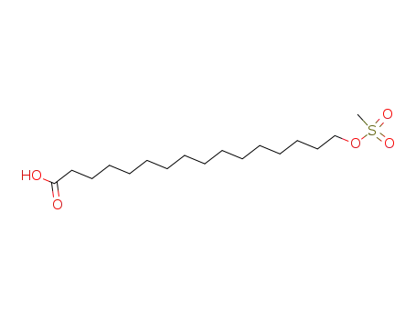 16-<(methylsulfonyl)oxy>hexadecanoic acid