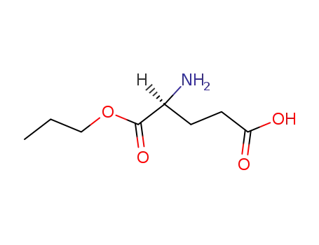 Molecular Structure of 125511-29-7 (L-glutamic acid-1-propyl ester)