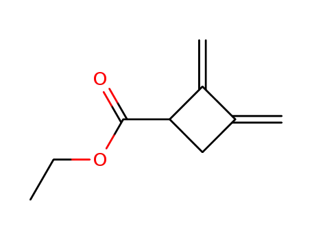 Cyclobutanecarboxylic acid, 2,3-bis(methylene)-, ethyl ester (9CI)