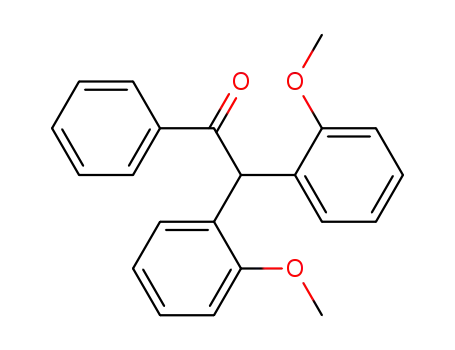 Molecular Structure of 112128-17-3 (2,2-bis(2-methoxyphenyl)-1-phenylethanone)