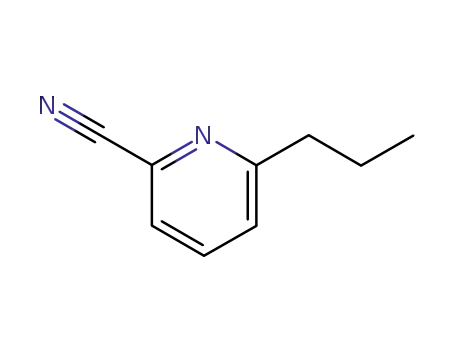 Molecular Structure of 112451-60-2 (2-Pyridinecarbonitrile,6-propyl-(9CI))