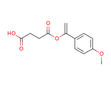 Succinic acid mono-[1-(4-methoxy-phenyl)-vinyl] ester