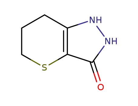 티오피라노[3,2-c]피라졸-3(5H)-온, 1,2,6,7-테트라히드로-