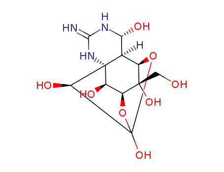 Molecular Structure of 98242-82-1 (4-epitetrodotoxin)