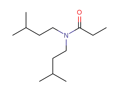 Molecular Structure of 1114-68-7 (N,N-bis(3-methylbutyl)propanamide)