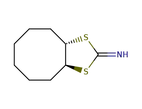 Molecular Structure of 1128-99-0 (octahydrocycloocta[d][1,3]dithiol-2-imine)