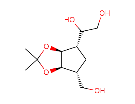 1-((3aS,4S,6R,6aR)-6-Hydroxymethyl-2,2-dimethyl-tetrahydro-cyclopenta[1,3]dioxol-4-yl)-ethane-1,2-diol