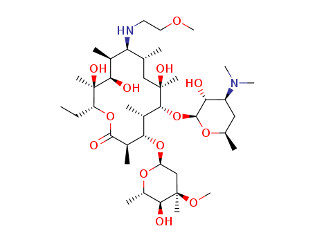 Erythromycin,9-deoxo-9-[(2-methoxyethyl)amino]-, (9S)-