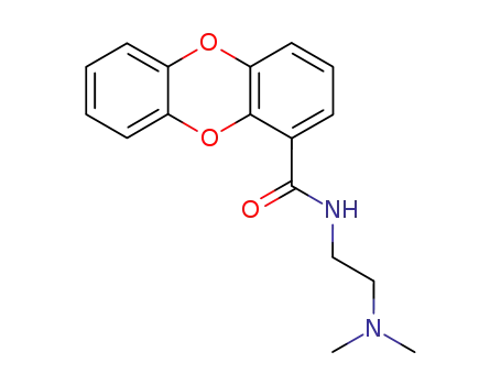 Molecular Structure of 112022-10-3 (N-[2-(dimethylamino)ethyl]oxanthrene-1-carboxamide)