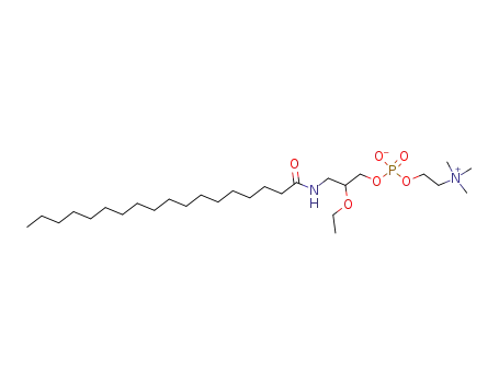 Molecular Structure of 112989-02-3 (rac-3-Octadecanamido-2-Ethoxypropan-1-ol Phosphocholine)