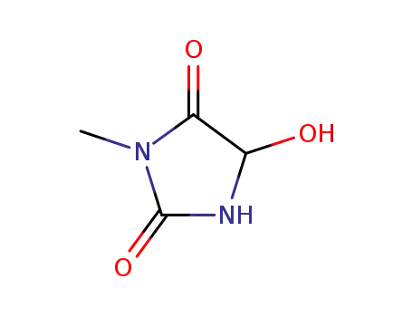 Molecular Structure of 100558-37-0 (3-methyl-5-hydroxy-imidazoline-2,4-dione)