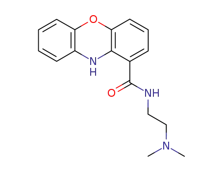 Molecular Structure of 112022-13-6 (N-[2-(dimethylamino)ethyl]-10H-phenoxazine-1-carboxamide)