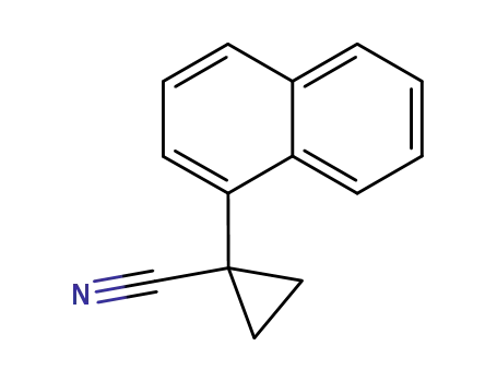 Molecular Structure of 56477-59-9 (1-(naphthalen-1-yl)cyclopropanecarbonitrile)
