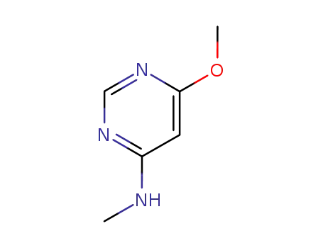 Molecular Structure of 1124-73-8 (4-Pyrimidinamine, 6-methoxy-N-methyl- (9CI))