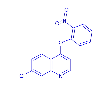 Molecular Structure of 124495-54-1 (7-chloro-4-(2-nitrophenoxy)quinoline)