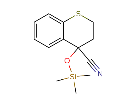 4-((Trimethylsilyl)oxy)thiochromane-4-carbonitrile