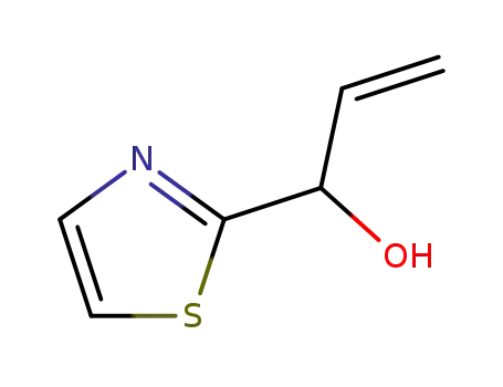 Molecular Structure of 112969-95-6 (2-Thiazolemethanol,  -alpha--ethenyl-)