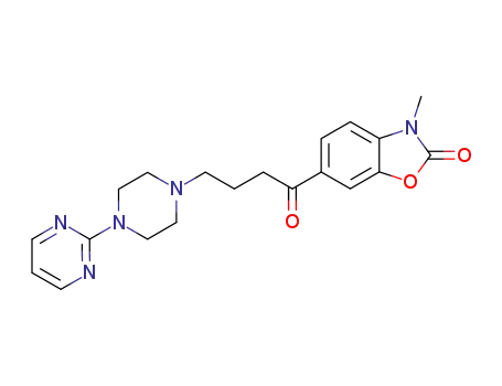 2(3H)-Benzoxazolone, 3-methyl-6-(1-oxo-4-(4-(2-pyrimidinyl)-1-piperazinyl)butyl)-