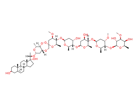 Molecular Structure of 119902-15-7 (periplocoside J)