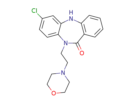 Molecular Structure of 1242-84-8 (7-chloro-10-[2-(morpholin-4-yl)ethyl]-5,10-dihydro-11H-dibenzo[b,e][1,4]diazepin-11-one)