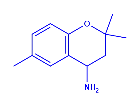 Molecular Structure of 112225-62-4 ((2,2,6-trimethyl-3,4-dihydro-2H-chromen-4-yl)amine(SALTDATA: HCl))