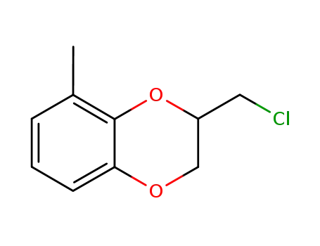 Molecular Structure of 2164-45-6 (3-chloromethyl-5-methyl-2,3-dihydro-1,4-benzodioxin)