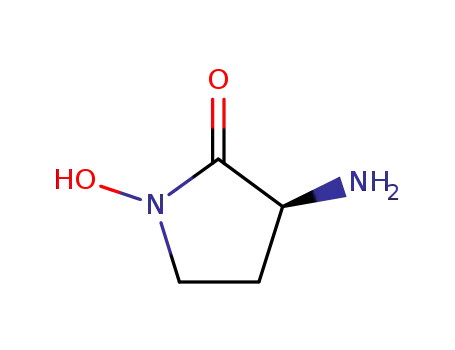 Molecular Structure of 111821-58-0 ((S)-(-)-3-AMINO-1-HYDROXYPYRROLIDIN-2-ONE)