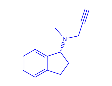 N-Methyl-N-2-propynyl-1-indanamine, (S)-