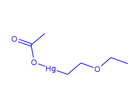 Molecular Structure of 124-08-3 (2-ethoxyethylmercury acetate)