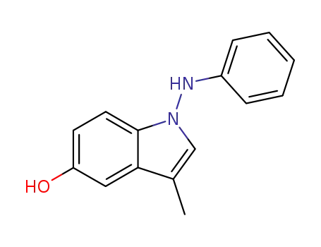 3-methyl-1-(phenylamino)-1H-indol-5-ol