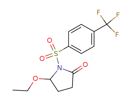5-Ethoxy-1-((4-(trifluoromethyl)phenyl)sulfonyl)-2-pyrrolidinone