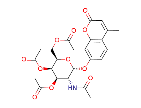 4-Methylumbelliferyl2-acetamido-3,4,6-tri-O-acetyl-2-deoxy-b-D-glucopyranoside